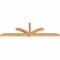 Ekena Millwork Redmond Smooth Timber Gable Bracket, Western Red Cedar, 96"W x 28"H x 3 1/2"D x 3 1/2"F, 7/12 Pitch GBW096X28X0404RED00SWR - alternate 2